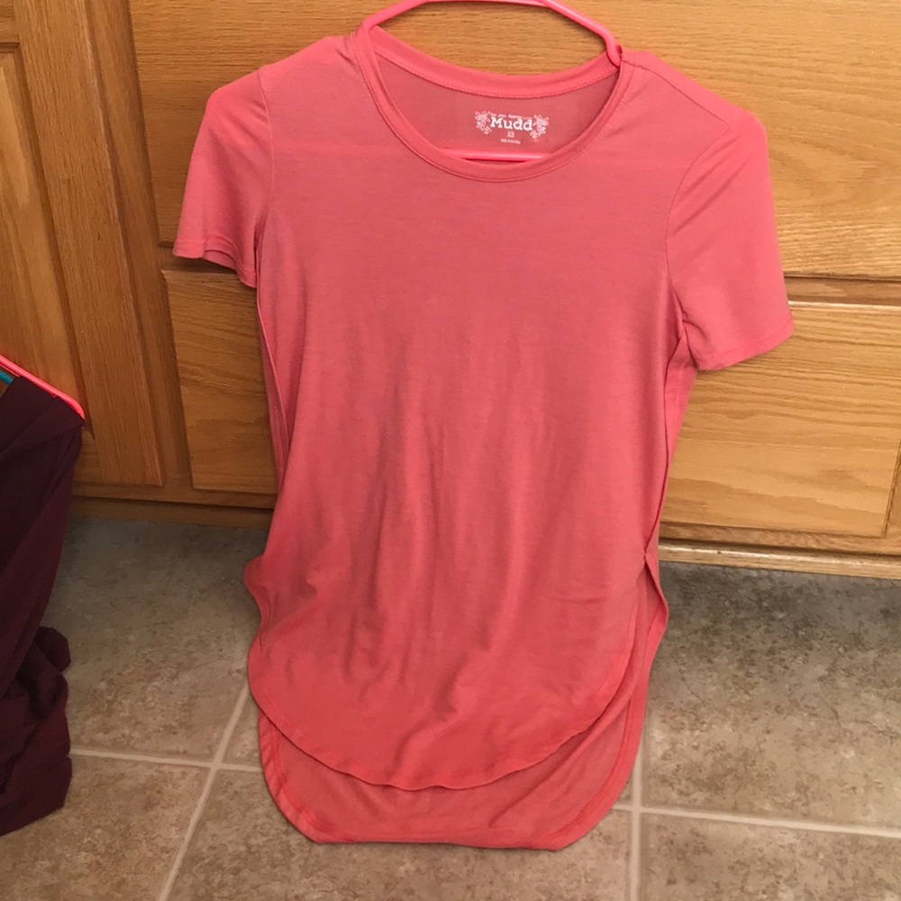 Coral tunic tee